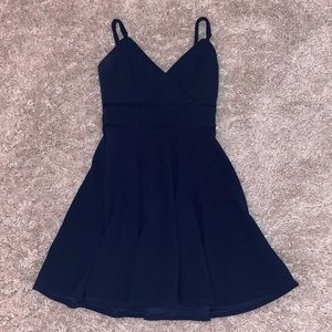 navy blue dress